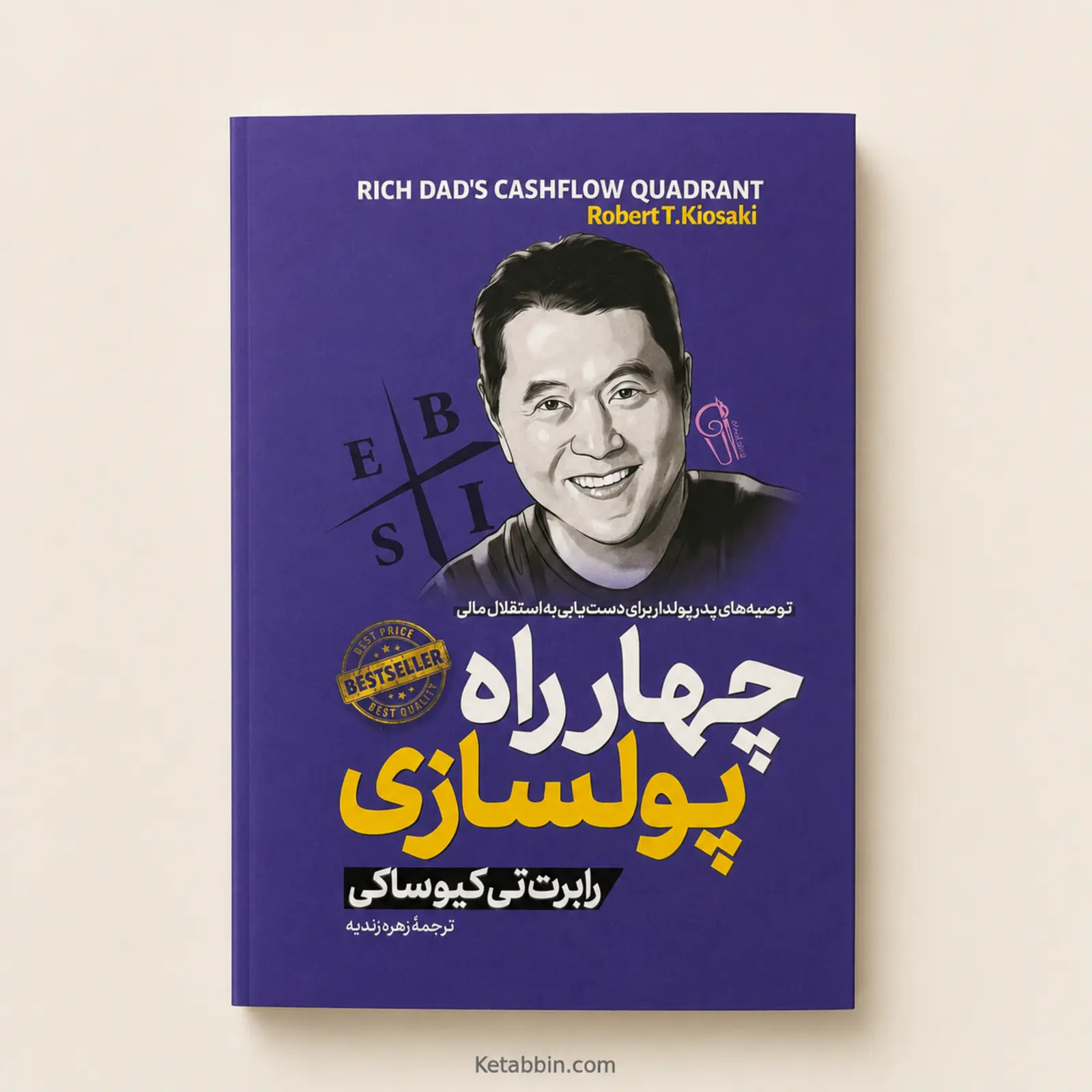 کتاب چهارراه پولسازی اثر رابرت تی. کیوساکی | ترجمه زهره زندیه